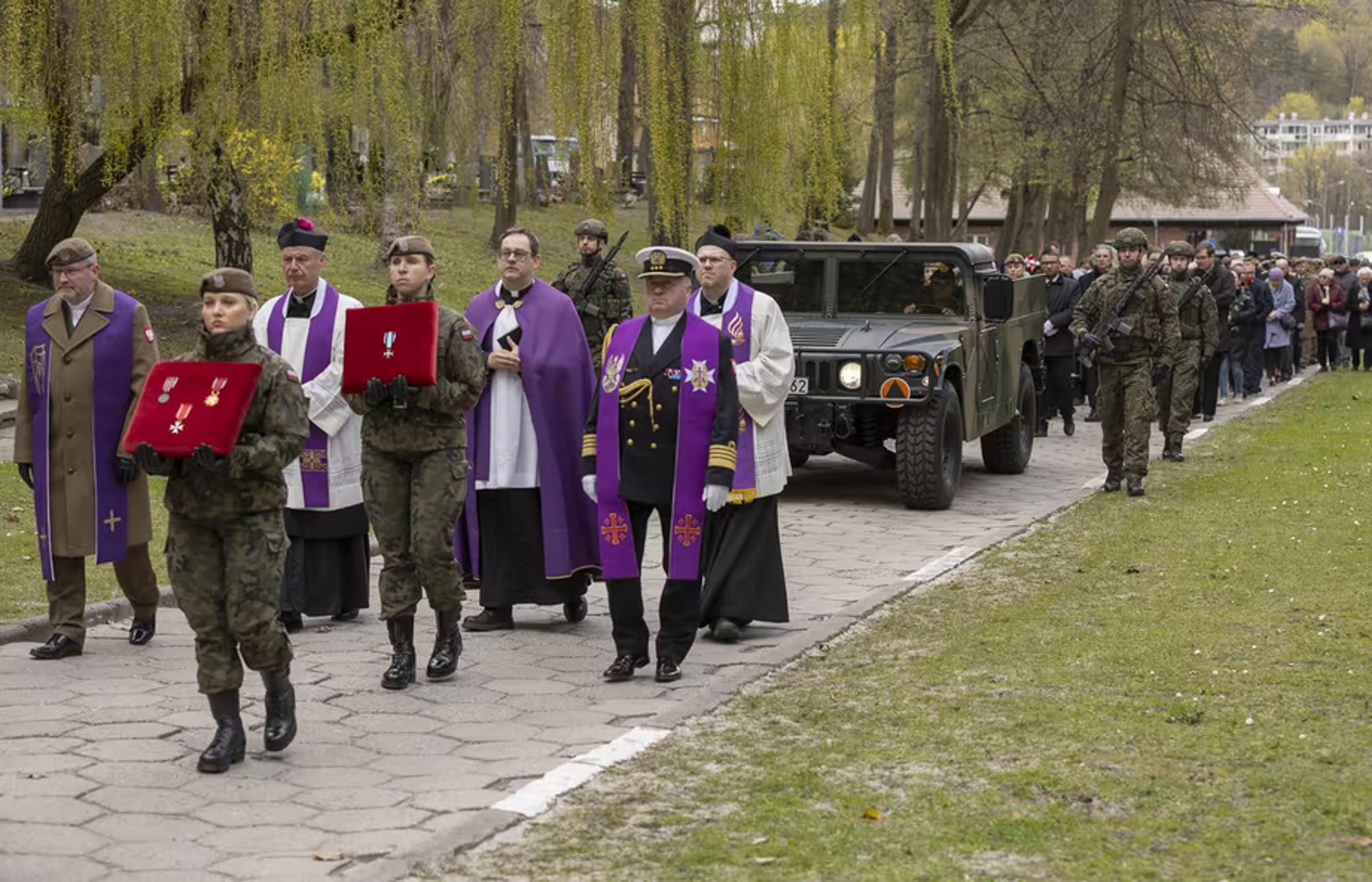 Uroczystości pogrzebowe śp. kmdr Romana Rakowskiego