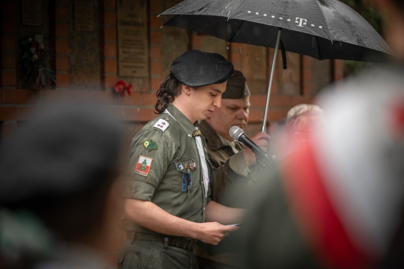 odsloniecie tablic poswieconych dowodcom sil zbrojnych na zachodzie fot. barbara jamrocha udskior