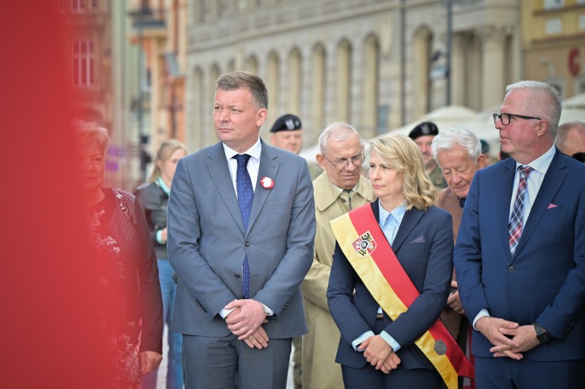 80. rocznica defilady zwyciestwa zolnierzy. dywizji piechoty fot. barbara jamrocha udskior