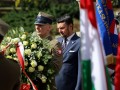 2025.09.18   uroczystosc przed pomnikiem henryka slawika i jozsefa antalla seniora  