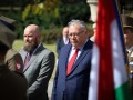 2025.09.18   uroczystosc przed pomnikiem henryka slawika i jozsefa antalla seniora  