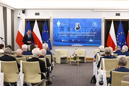 100. rocznica urodzin Jana Józefa Lipskiego - uroczystości na Powązkach i w Senacie